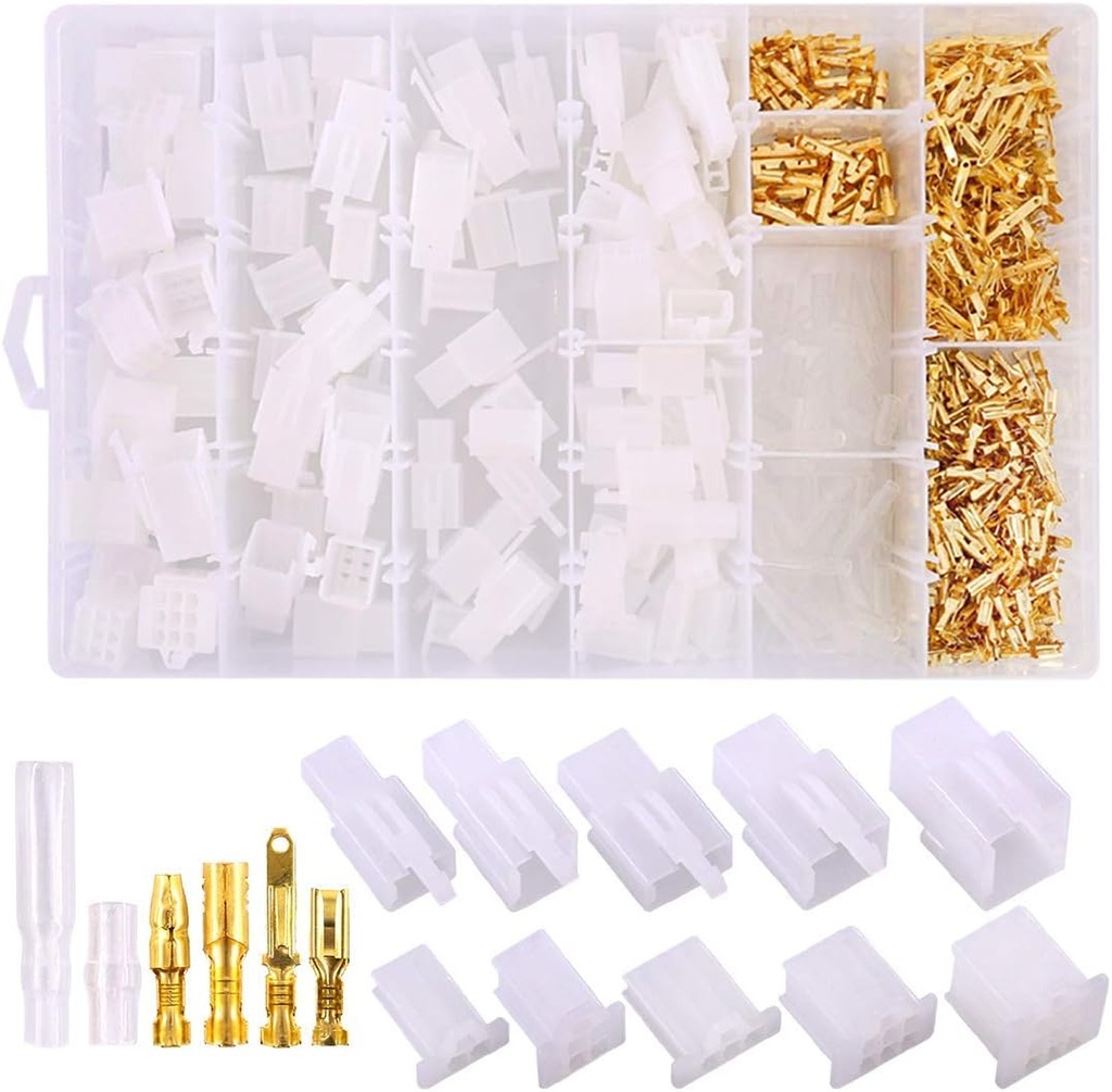Auction Lot - 21 x Brand New 700Pcs Automotive Electrical Wire Connectors Kit, 2.8mm 2 3 4 6 9 Pin 