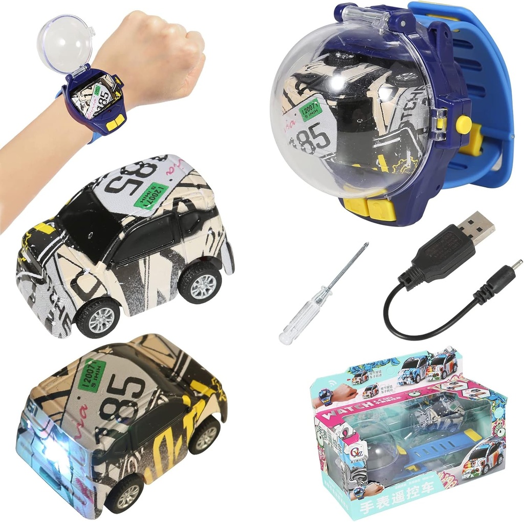 Mini Remote Control Car Watch, 2.4 GHz 