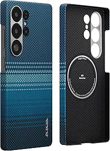 PITAKA Samsung Galaxy Magnetic S25 Ultra Case Super Thin and Light Aramid Fibre Rugged Cove