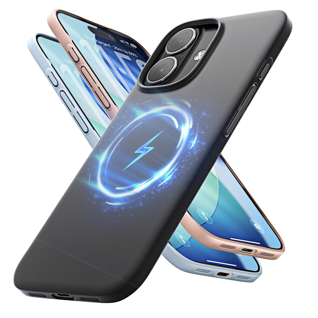 LISEN Slim-Fit for iPhone 17 Pro Case with MagSafe [Thinner than 1mm & N52 Magnetic Force]S
