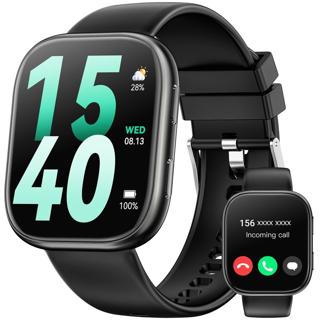 Smart Watches for Women Men,1.83"HD Smart Watch with Heart Rate/SpO2/Sleep Monitor, 2025 Fit