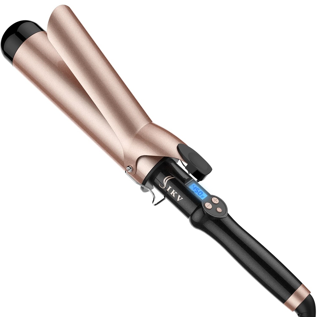 50mm Extra Long Barrel Curling Iron for Long Hair,2 Inch Large Barrel Curling Wand Ceramic