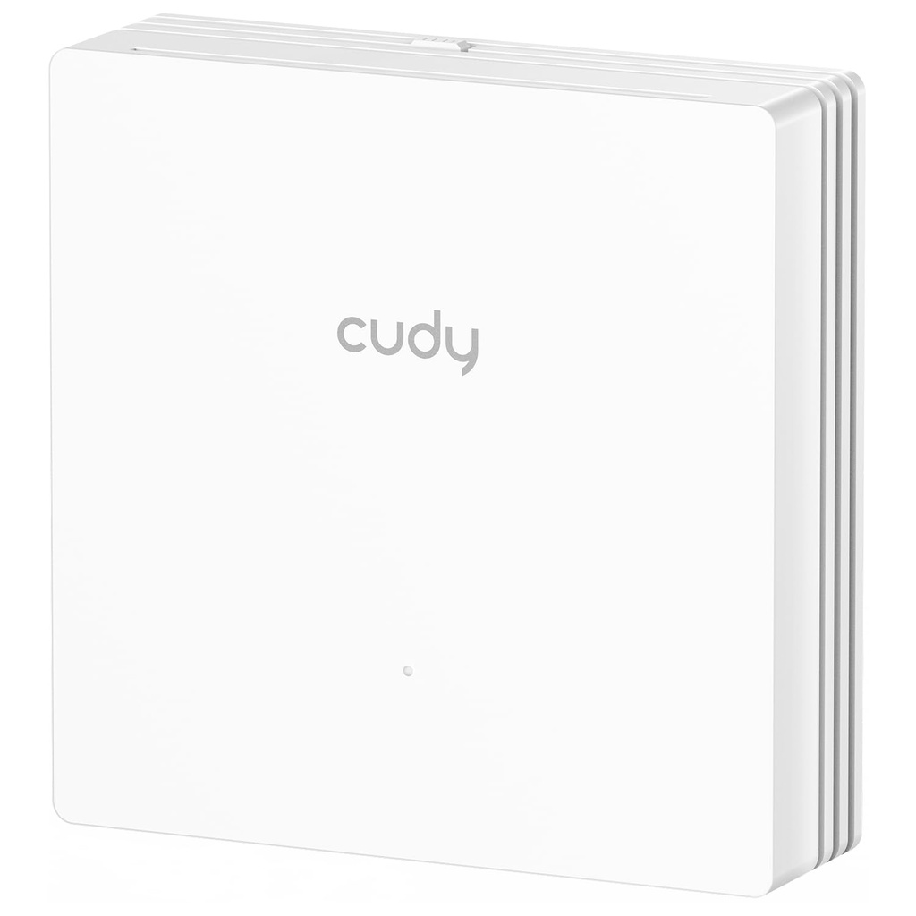 Cudy AC1200 Dual Band Gigabit Wall-Plate Wireless Access Point, 86mm Design, Gigabit RJ45,