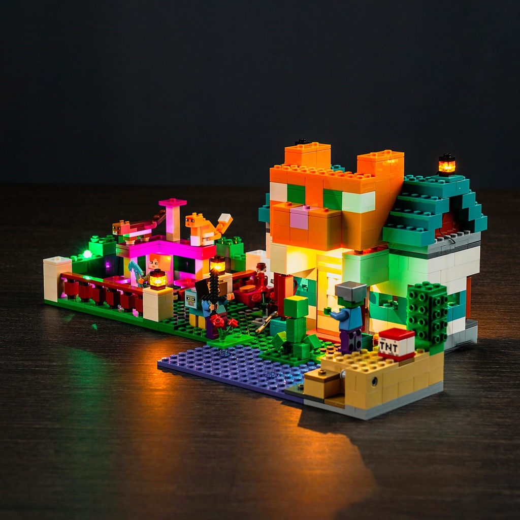 Led Light Kit for Lego Minecraft The Crafting Box 4.0, Led Lighting Set for Lego 21249 