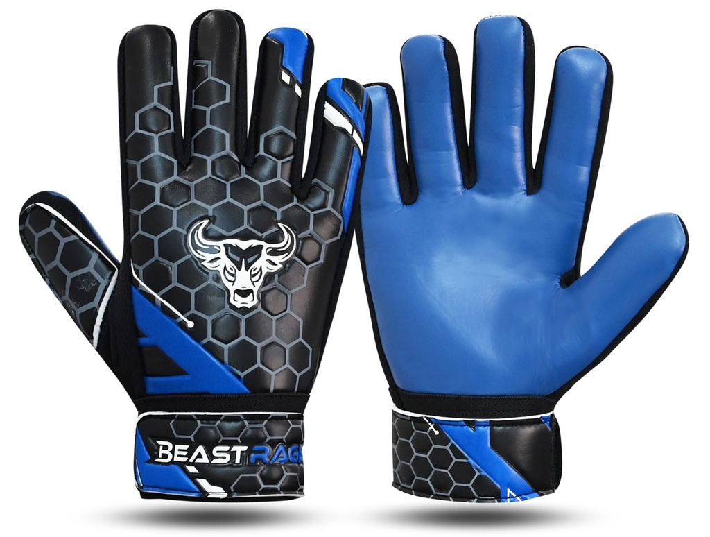 BEAST RAGE Football Goalkeeper Gloves for Boys Kids Youth,Soccer Goalie Gloves with Strong