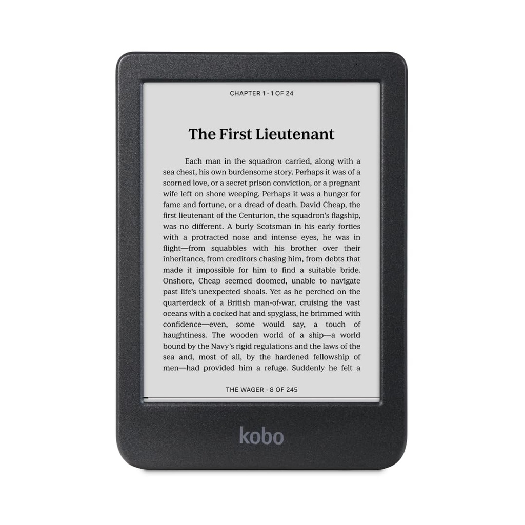 Kobo Clara BW | eReader | Glare-Free Touchscreen with ComfortLight PRO
