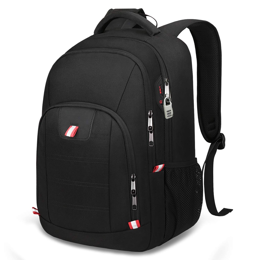 Della Gao Business Travel Laptop Backpack, Apricot Extra Large Anti-Theft Laptop Backpack 