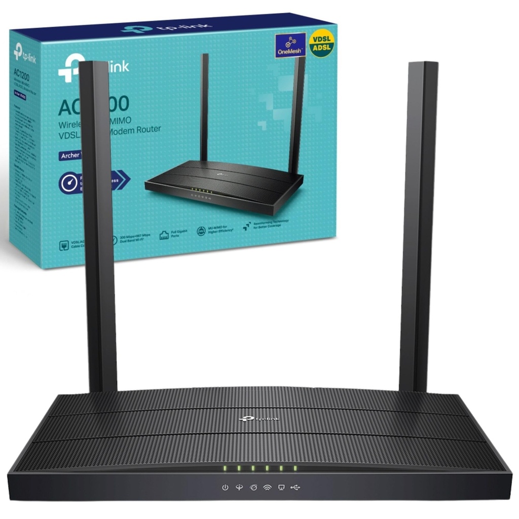 TP-Link Archer VR400 AC1200 Wireless Modem Router 
