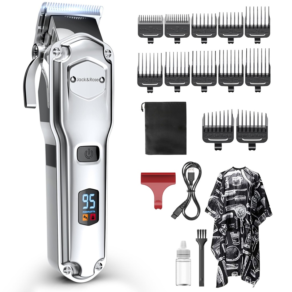 Hair Clippers Men,Cordless Hair Clippers with LED Display,Waterproof Clipper for Men