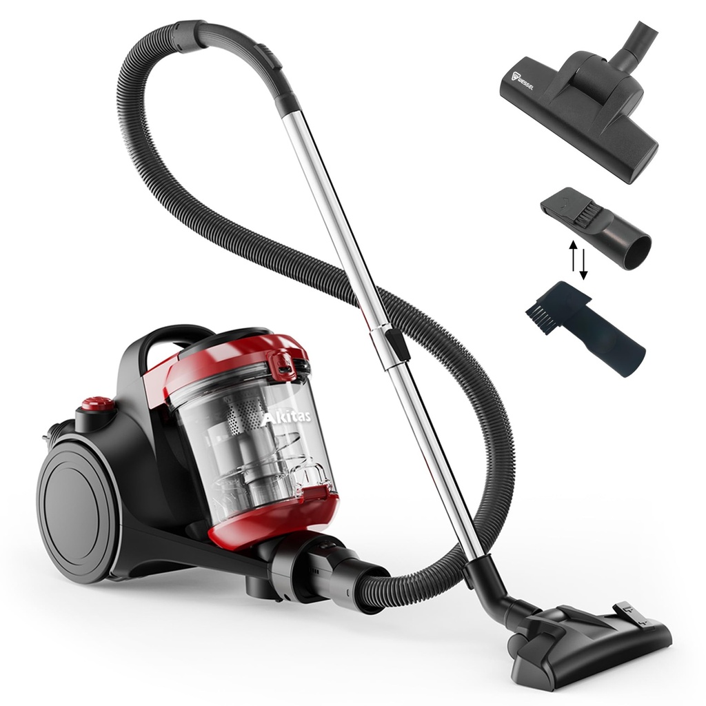 Akitas C10T Turbo Pet Hair Bagless Vacuum Cleaner Cylinder 850W Cat And Dog