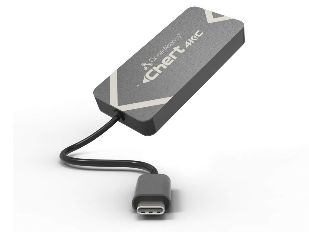 Cloner Chert 4KC, HDMI to USB-C Video Capture Dongle, Ultra Low Latency, Play Game Consoles 