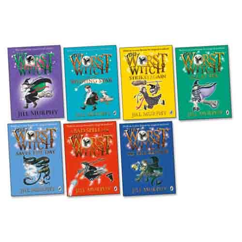 Jill Murphy Worst Witch 7 Books Collection Pack (The Worst Witch Saves the Day)