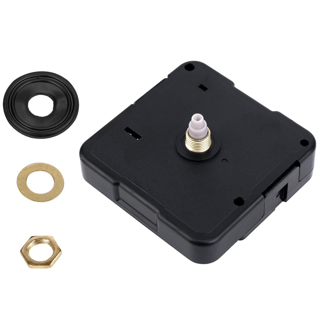 BOXOB Quartz Clock Mechanism Replacement, 17/32 Inch Shaft Length Quartz Wall Clock Silent M
