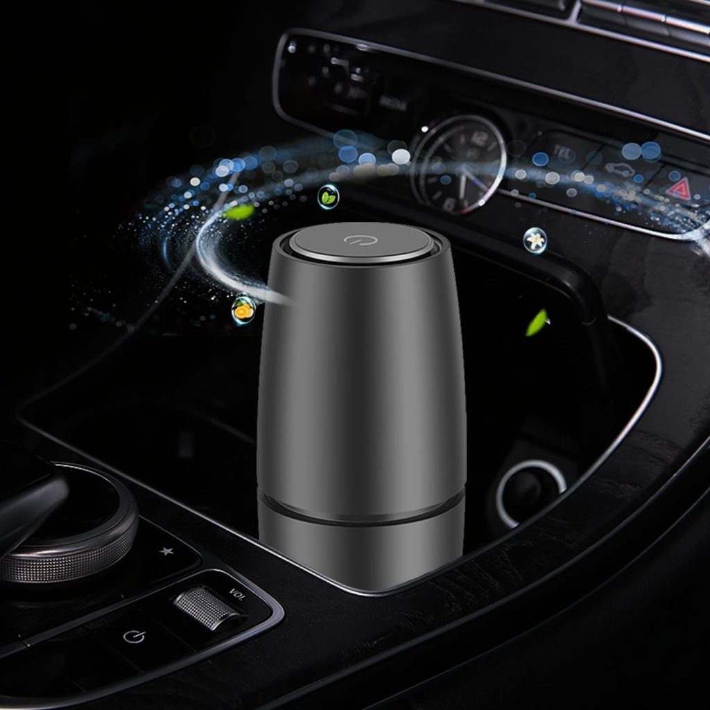Hqynss Car Air Purifier, Portable HEPA Filter, USB Powered, Quiet, Odor Smoke Dust Removal