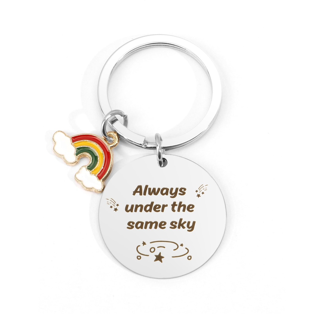 Kzikbxh Valentine's Day Keyring Set for Boyfriend and Girlfriend, Romantic Keepsake for Wif