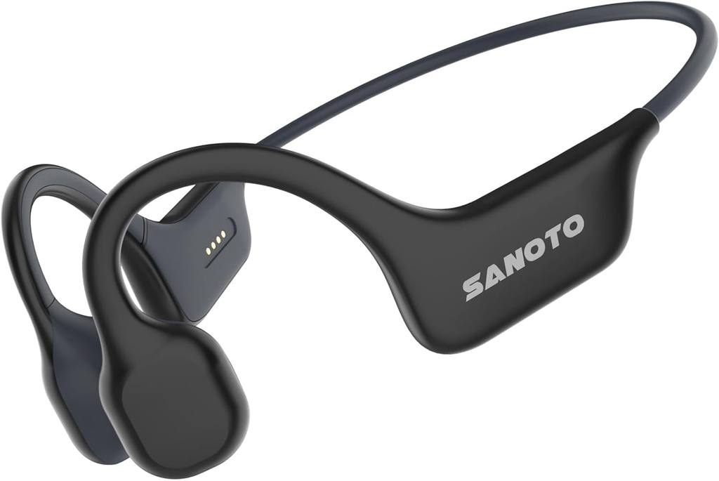 SANOTO bone conduction headphones, Open Ear Bluetooth 5.0 Headphones Sports Bone Conduction
