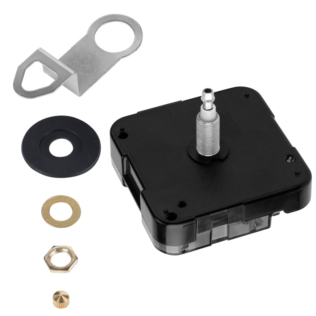 BOXOB Quartz Clock 12888 Movement Replacement, 29/32 Inch Shaft Length Wall Clock Mechanism