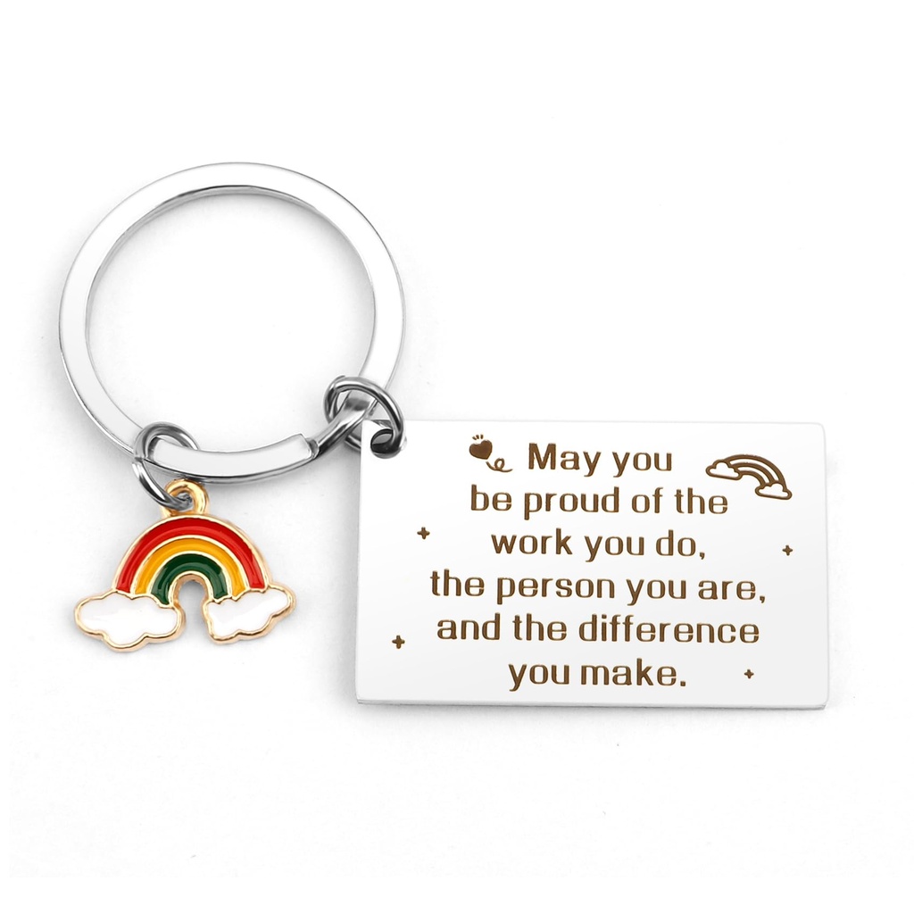 Personalised Gifts Friend Best Gifts Inspirational Keyring Good Luck Gifts for She Him Wome