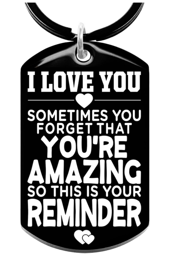 Allpeak Boyfriend Girlfriend Husband Wife Gifts - Birthday Keyring for Best Friend Sister B