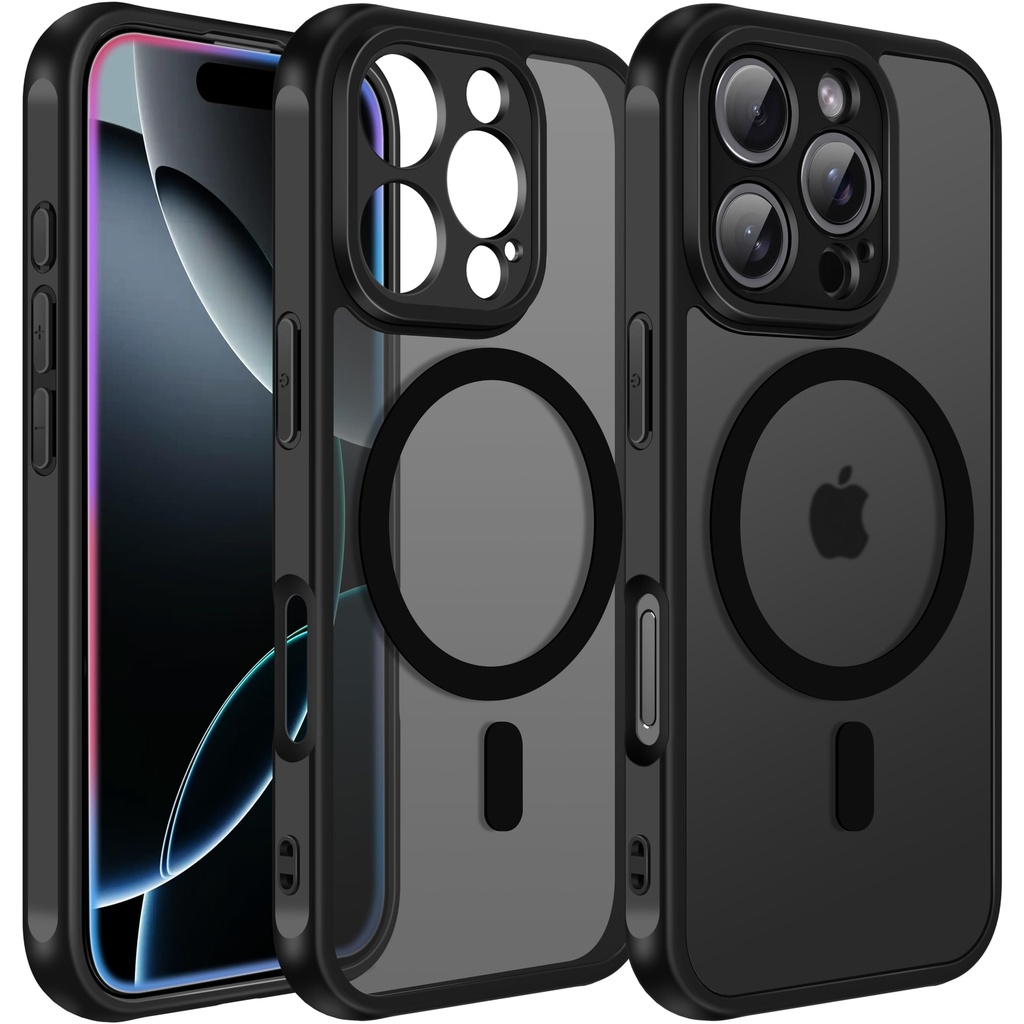 ivoler Magnetic Case for iPhone 16 Pro Max 6.9 inch Upgraded [Compatible with Magsafe] [Ful