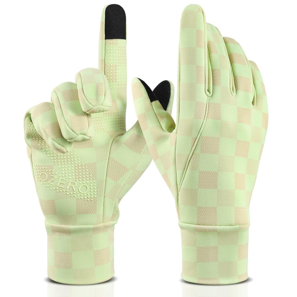 OZERO Women Winter Cycling Gloves: Touchscreen Gloves Windproof Waterproof Warm Running Glo