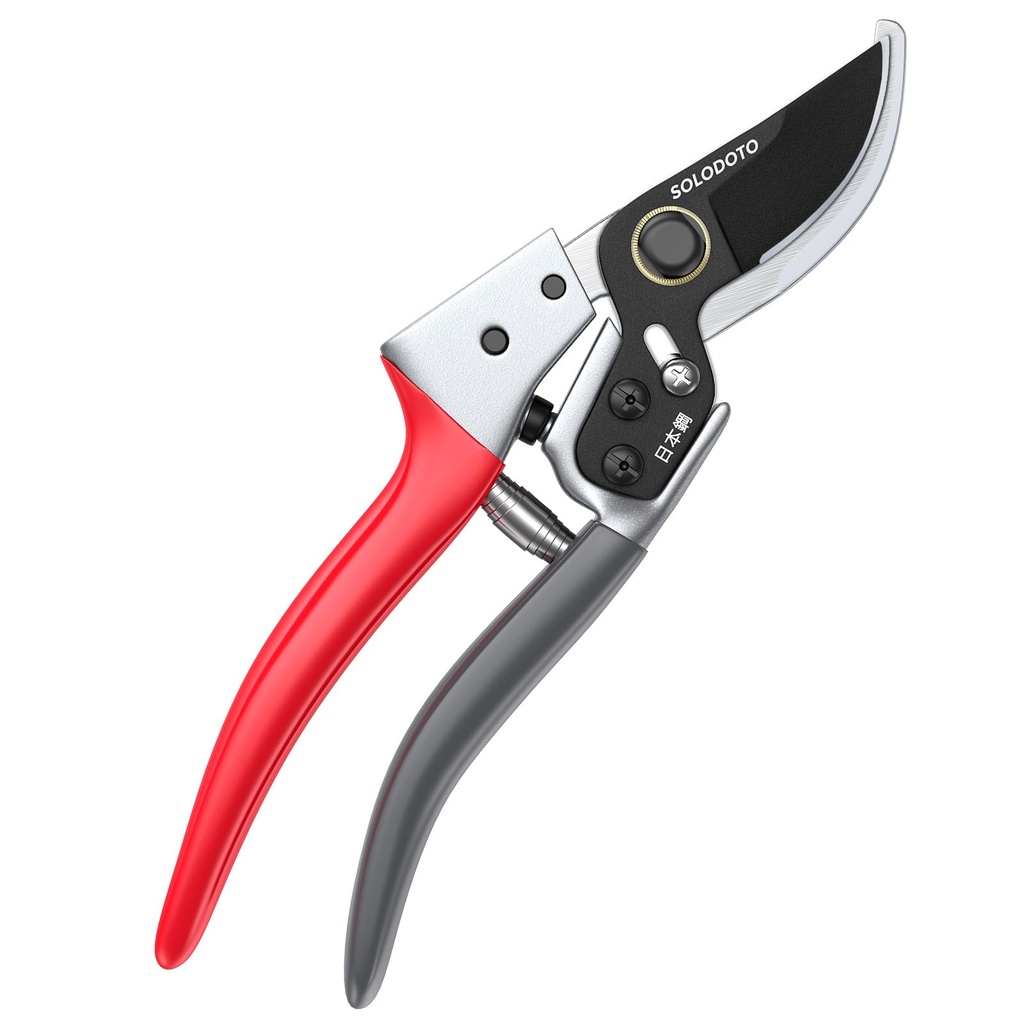 SOLODOTO Garden Secateurs for Weak Hand, 5X Sharper German Technique Pruning Shears for Garden