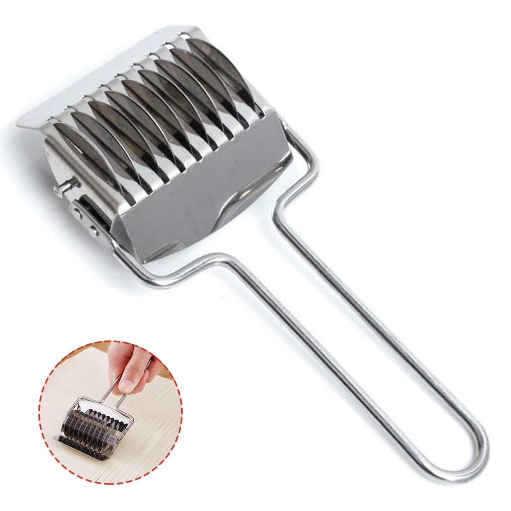 Generic Stainless Steel Noodle Maker, Manual Kitchen Tools, Pasta Maker, Noodle Cutter, Rol