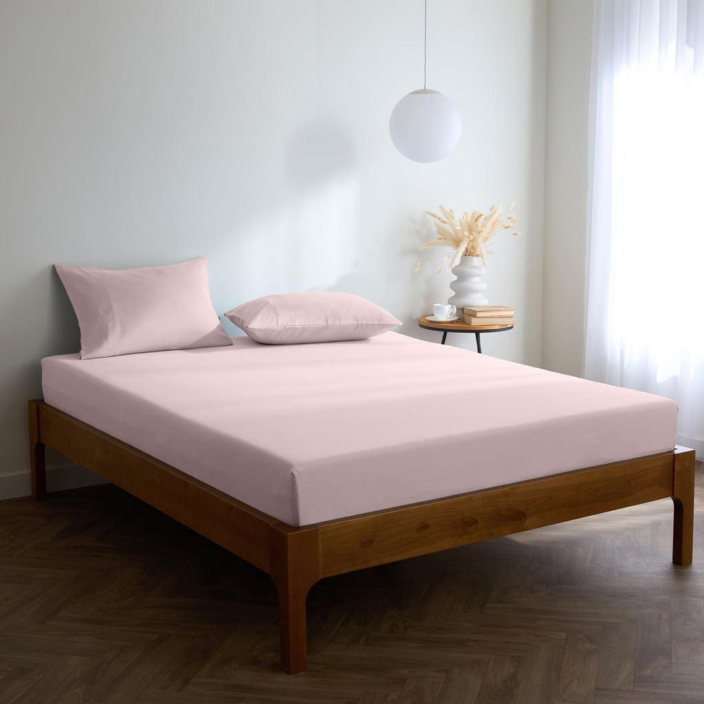 Mellanni King Size Fitted Sheets - All Around Elastic - 40 Cm Extra Deep - Soft Brushed Micr