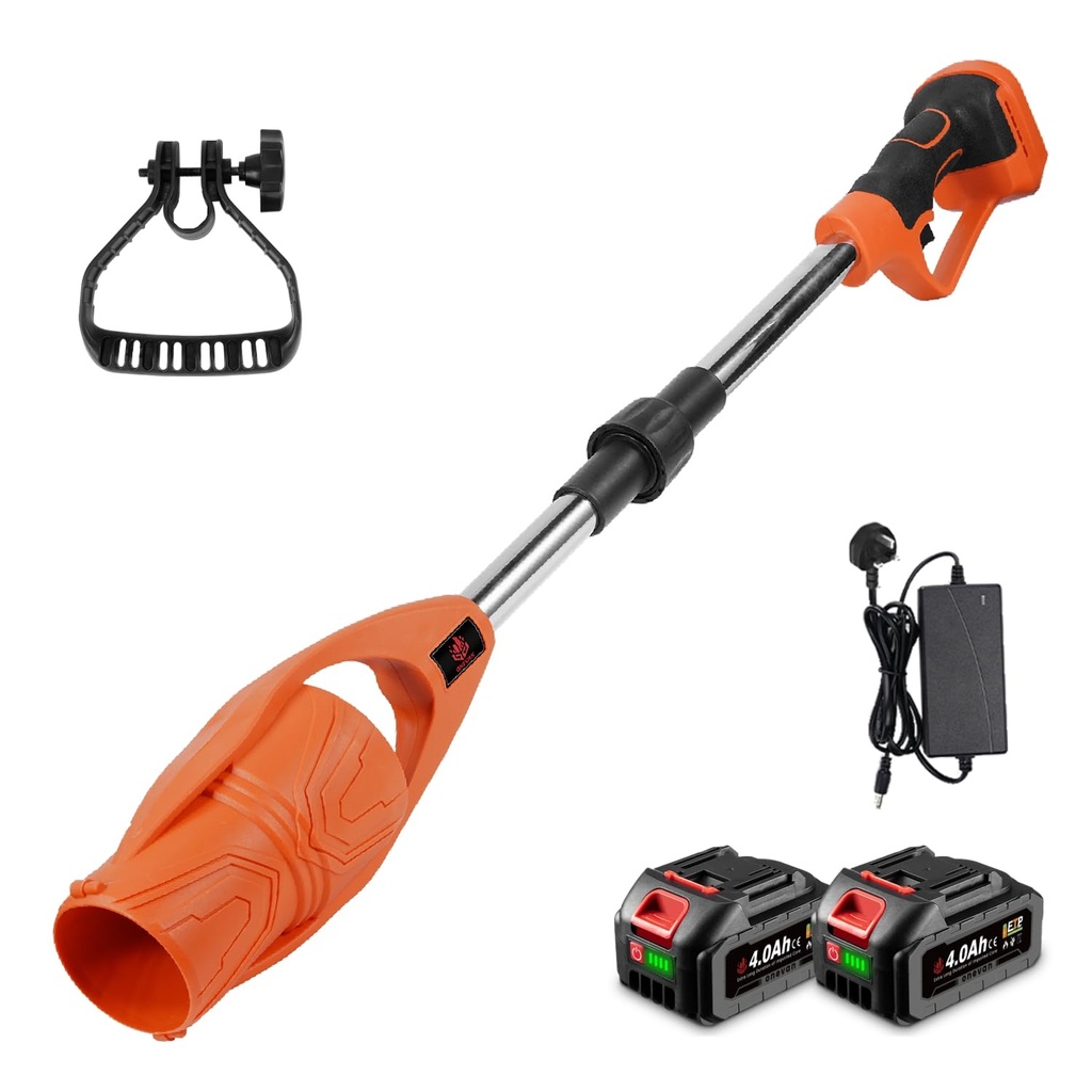 Cordless Leaf Blower Folding Electric Leaf Blower - 52m/s Powerful Airflow, 4000mAh Replacea