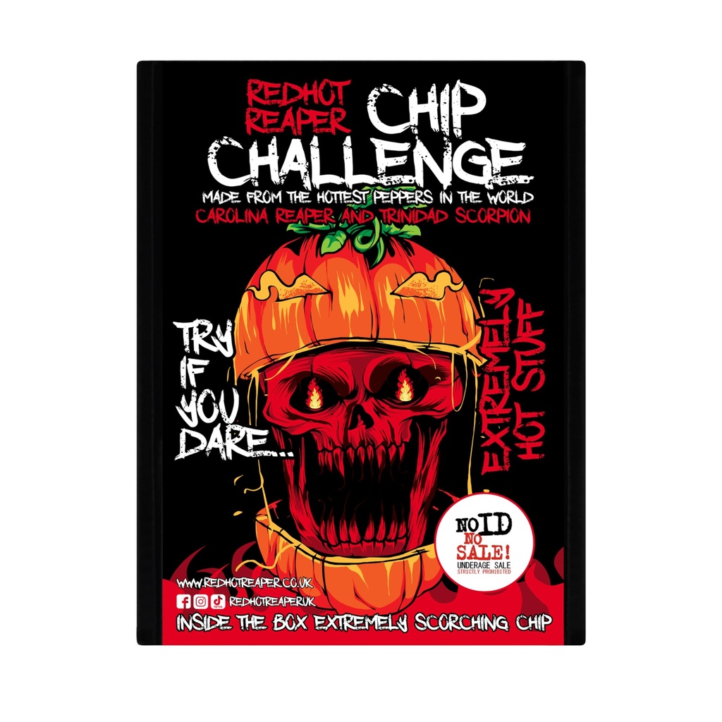 Red Hot Reaper Ã¢Â€Â“ Challenge Hottest Chip Ã¢Â€Â“ Halloween Carolina Reaper Spicy Challen