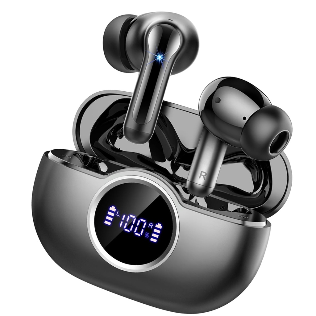 Wireless Earbuds, 2026 New Bluetooth 5.4 Headphones in Ear with 4 ENC Ear Buds
