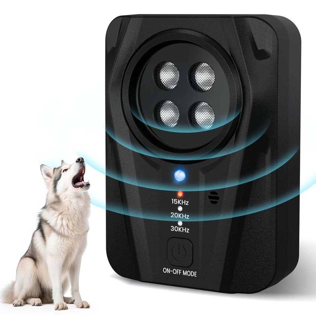 Anti Barking Device, 3 Adjustable Frequency Ultrasonic Dog Barking Deterrent Devices Pet