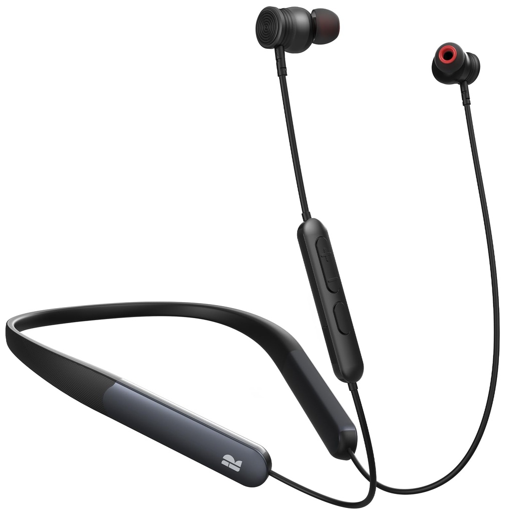 Rythflo Bluetooth Headphones,150 Hours Playtime Wireless Neckband Earphones w/Mic, IPX7
