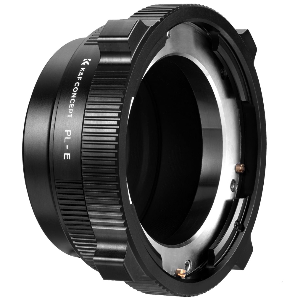 K&F CONCEPT PL-E Mount Lens Adapter, PL Lens Converter Compatible with Sony E/NEX Mount Adap