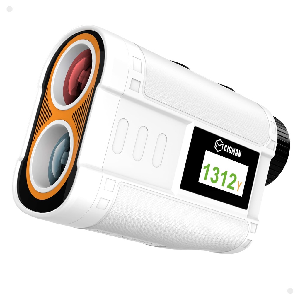 CIGMAN Golf Rangefinder 1200M Side Digital Display, Slope Compensation with Precision