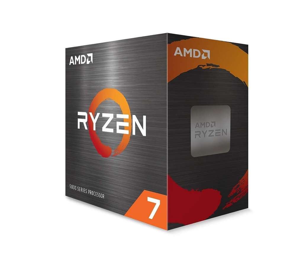 AMD Ryzensets 7 5800X Processor (8 Cores/16 threads, 105W TDP, AM4 socket, 36 MB Cache, 4,7