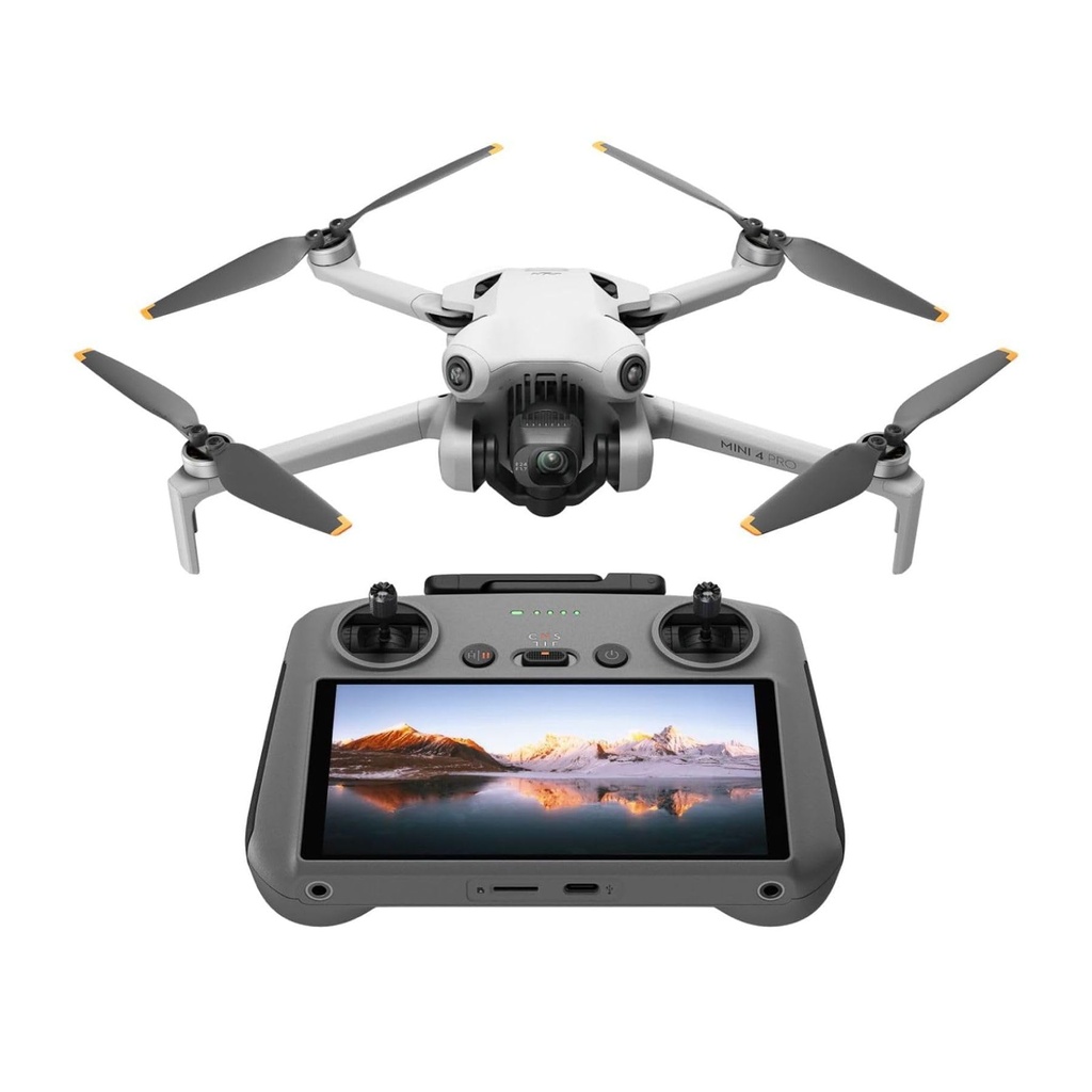 DJI Mini 4 Pro (DJI RC 2), Folding Mini-Drone with 4K HDR Video Camera for Adults, Under 0