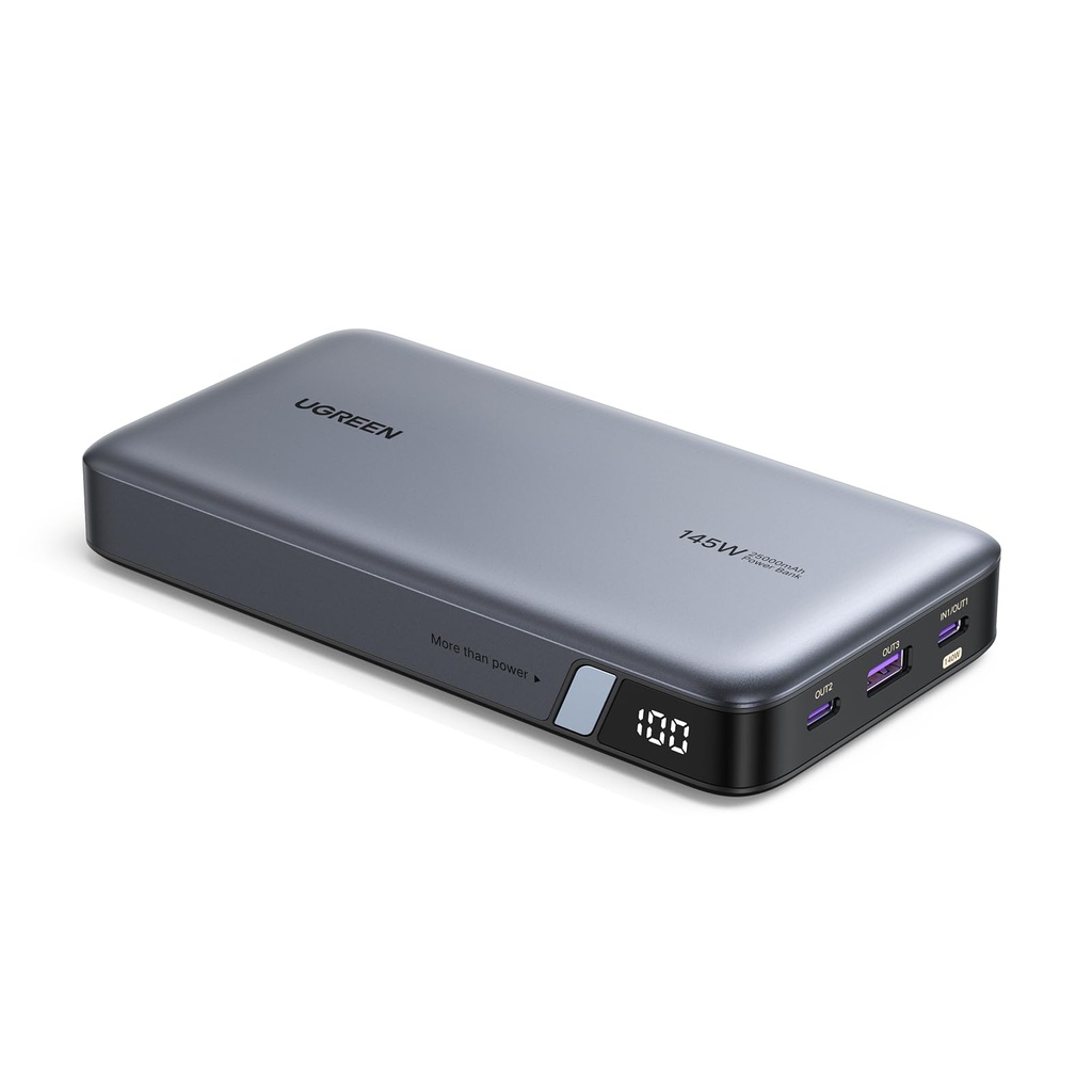UGREEN Nexode 140W 25000mAh Laptop Power Bank Fast Charging Portable Charger with 3 Ports U