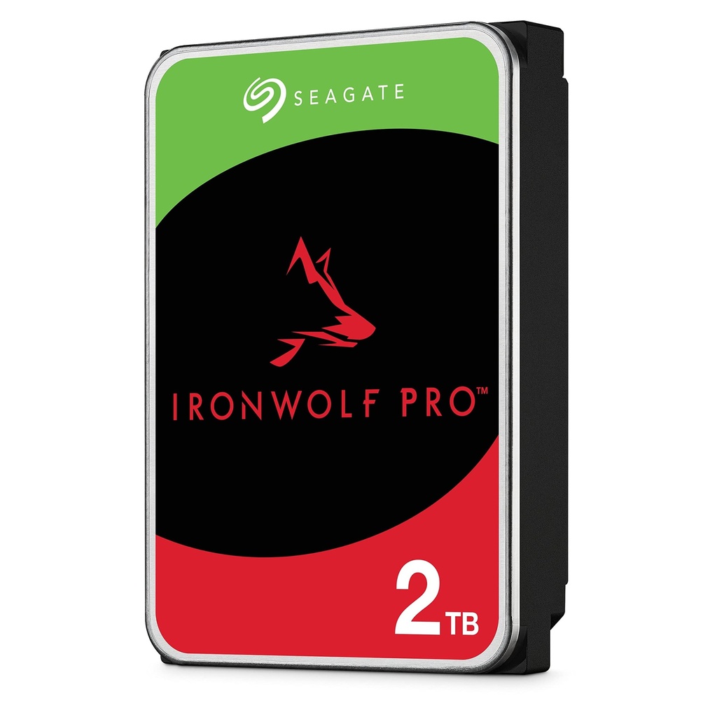 Seagate IronWolf Pro, 2 TB, Enterprise NAS Internal HDD Ã”Ã‡Ã´CMR 3.5 Inch, SATA 6 Gb/s, 7,2