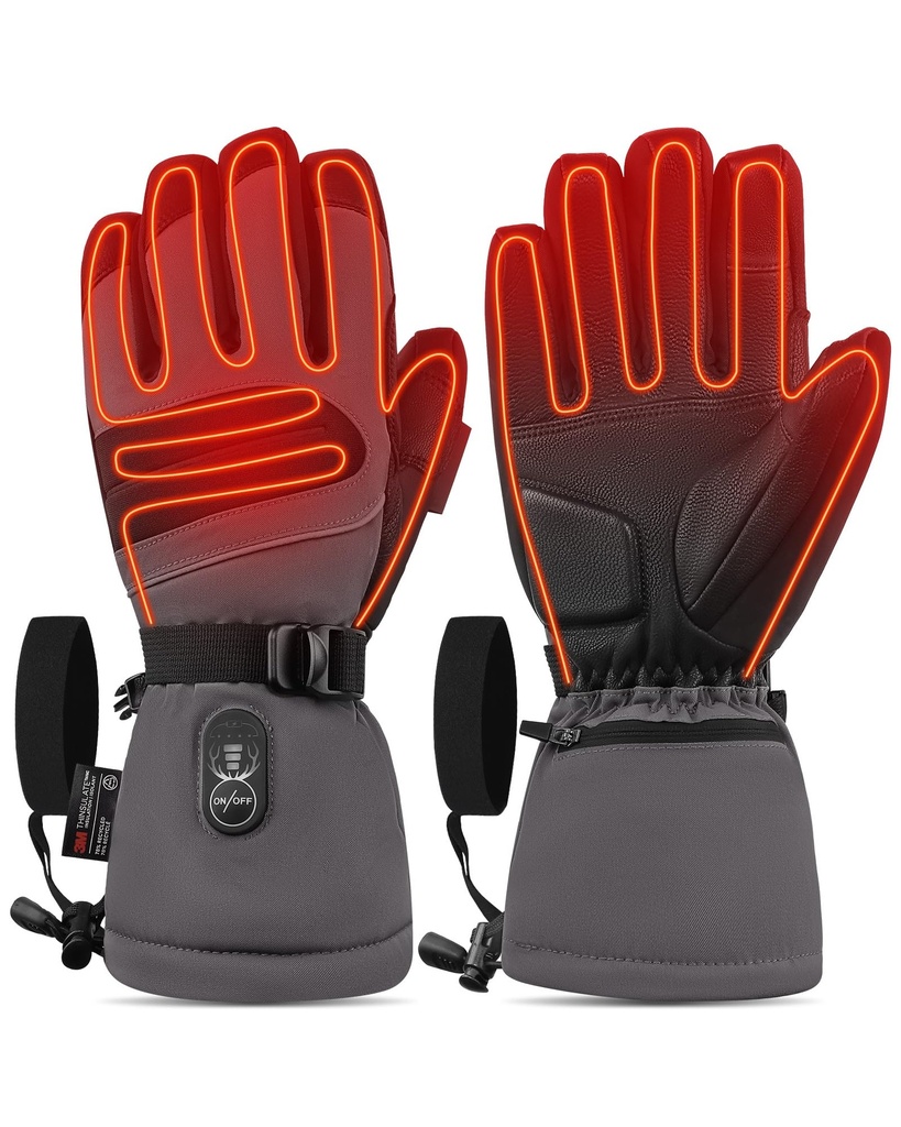 Day Wolf Heated Gloves for Men & Women Ã¢Â€Â“ 10h Heat, USB-C PD 2h Fast Charge, Waterproof