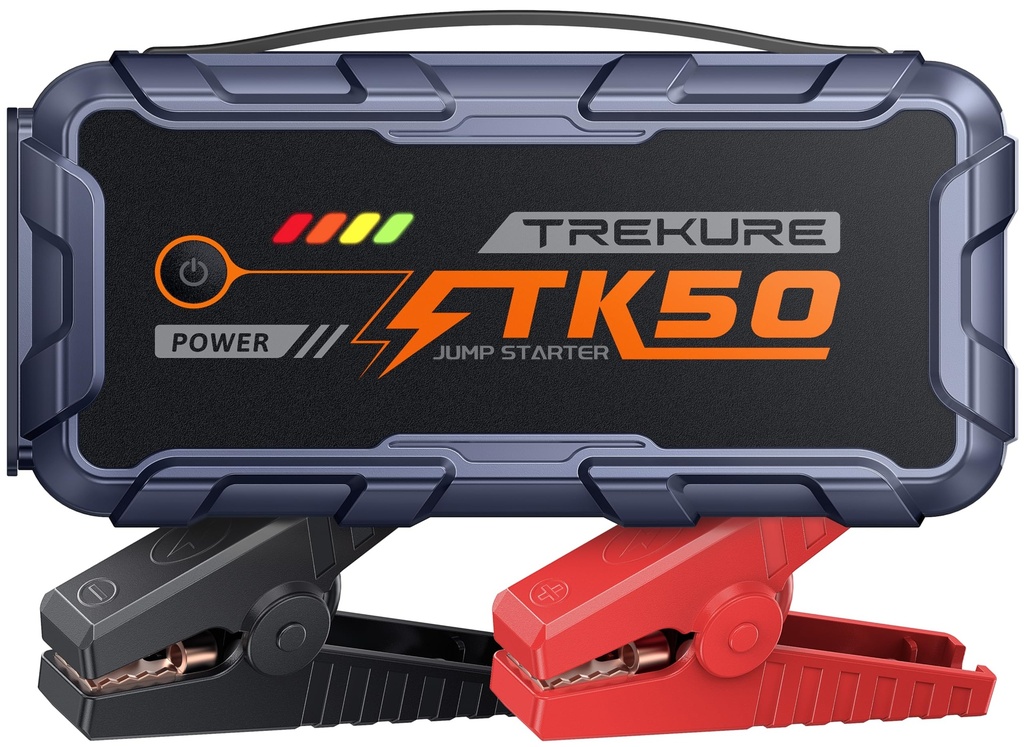 7000A Jump Starter Power Pack, TREKURE 12V Car Battery Booster Jump Starter (Up to ALL Gas/