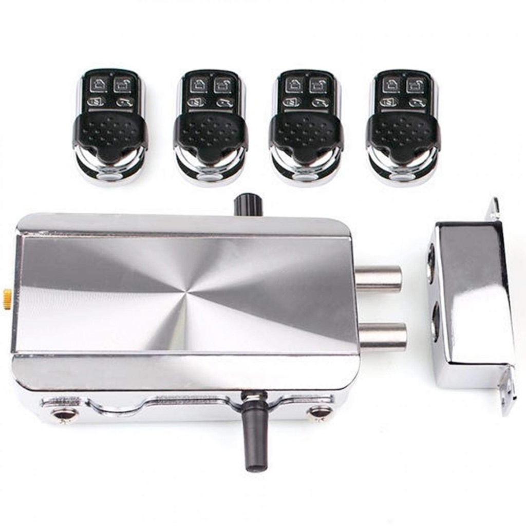Remote Control Door Lock Kit Smart Anti-Theft Home Security Keyless Deadbolt Access Control