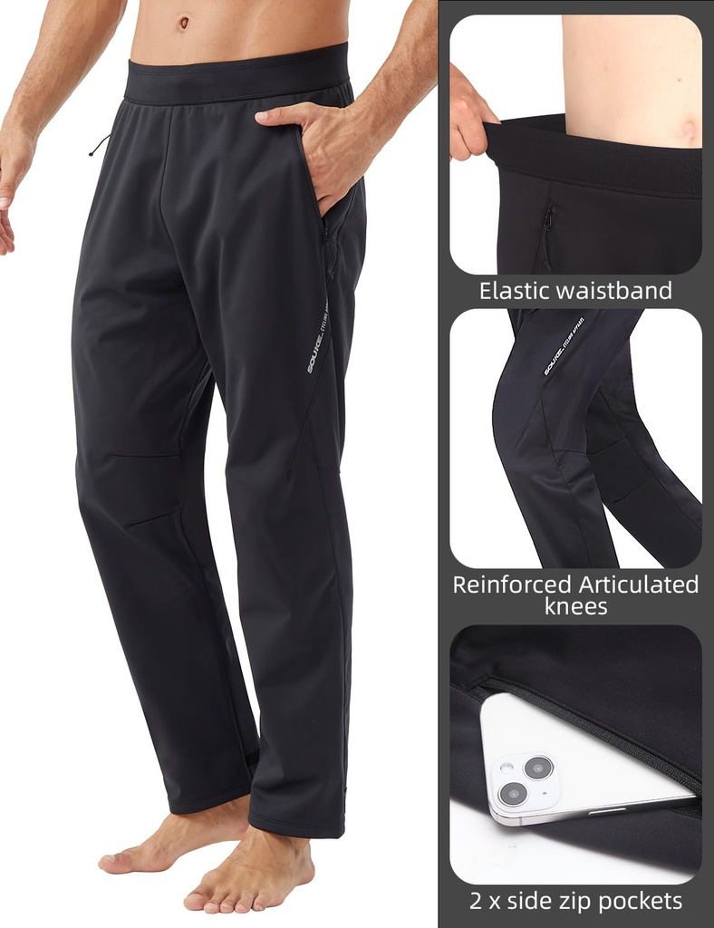 Souke Men's Cycling Trousers Winter Breathable Outdoor Sport Pants Windproof Hiking Trouser