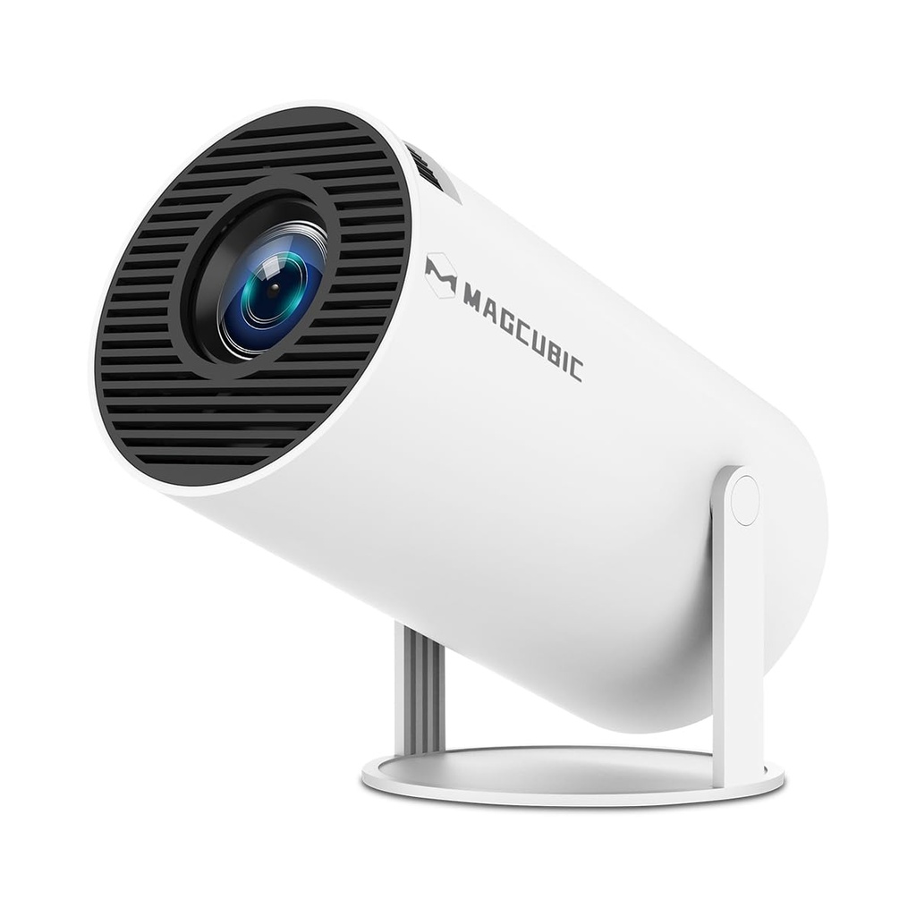 Upgrade HY300PRO Mini Projector with WiFi and Bluetooth, 4K Support Smart Portable Projector