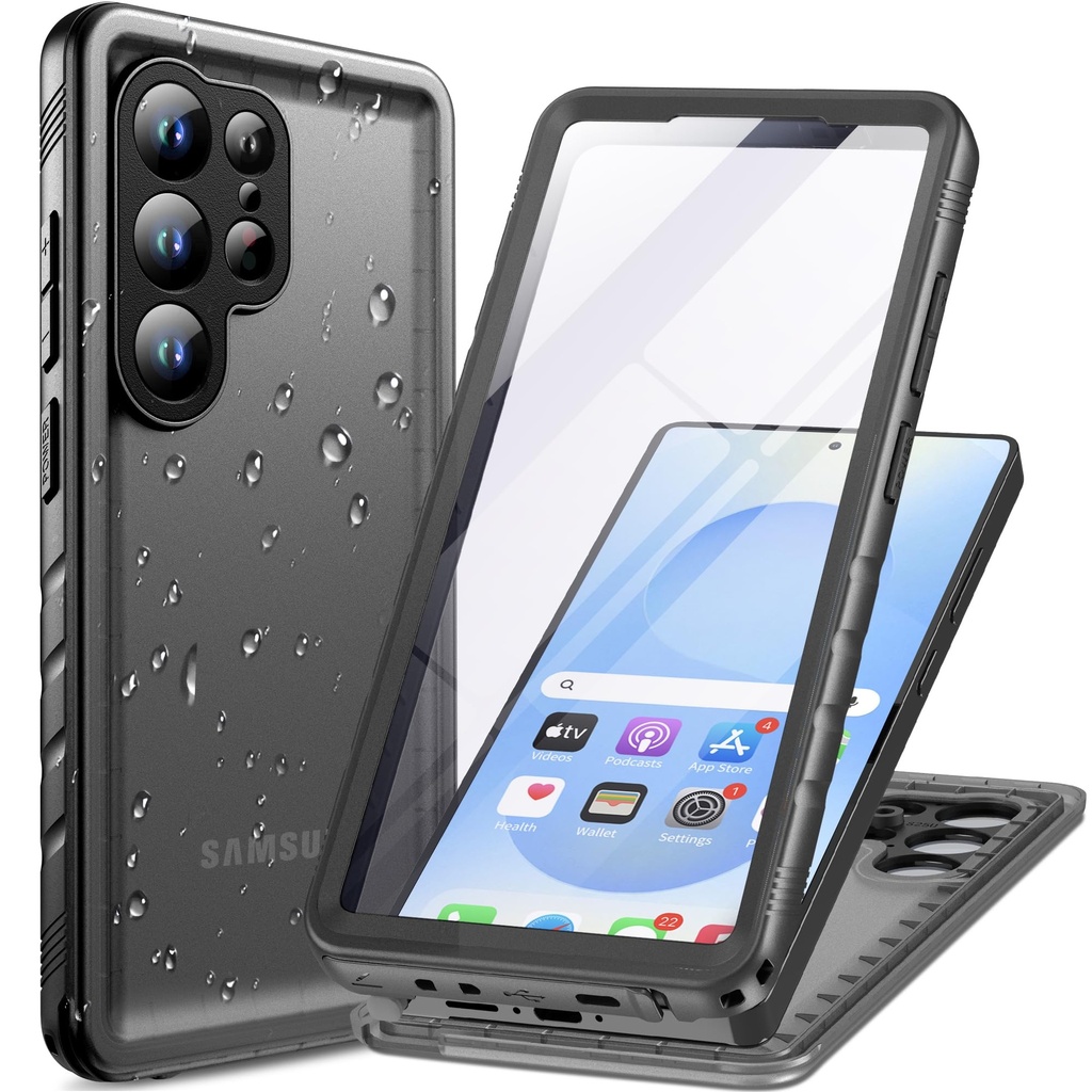 Cozycase TOP Military Shockproof IP68 Waterproof Case for Samsung Galaxy S25 Ultra Heavy Duty