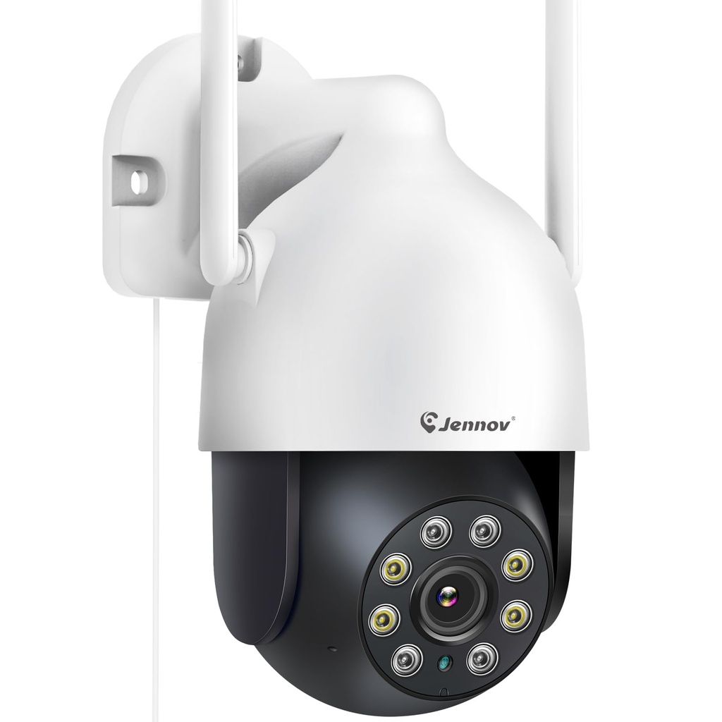 Jennov 5MP Security Camera Outdoor Wireless, Add-On Camera, Auto Tracking, 24/7 Recording