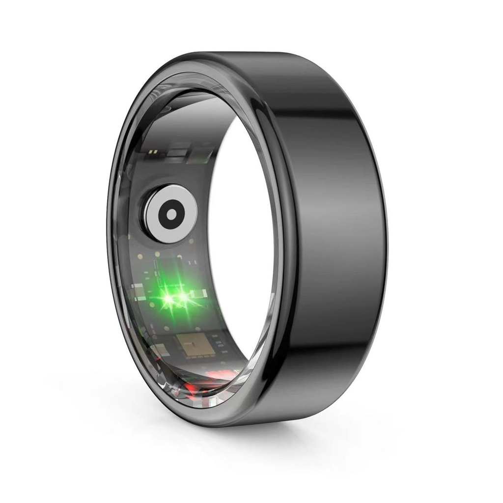 Smart Ring, IP68 Smart Ring for Women Men w/Sleep Heart Rate Blood Pressure Oxygen Monitor 