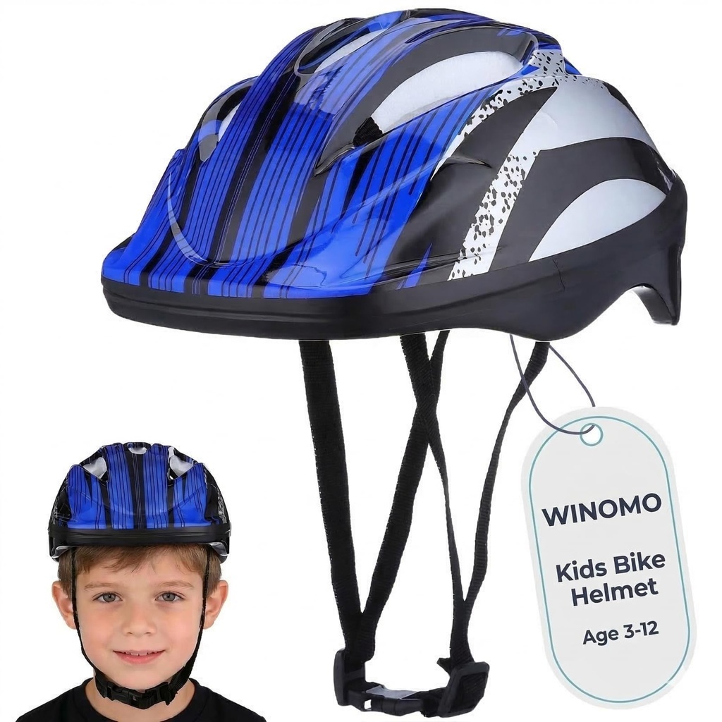 Kids Bike Helmet : Breathable Childrens Cycle Helmet - Lightweight Toddler Helmet for Scoote