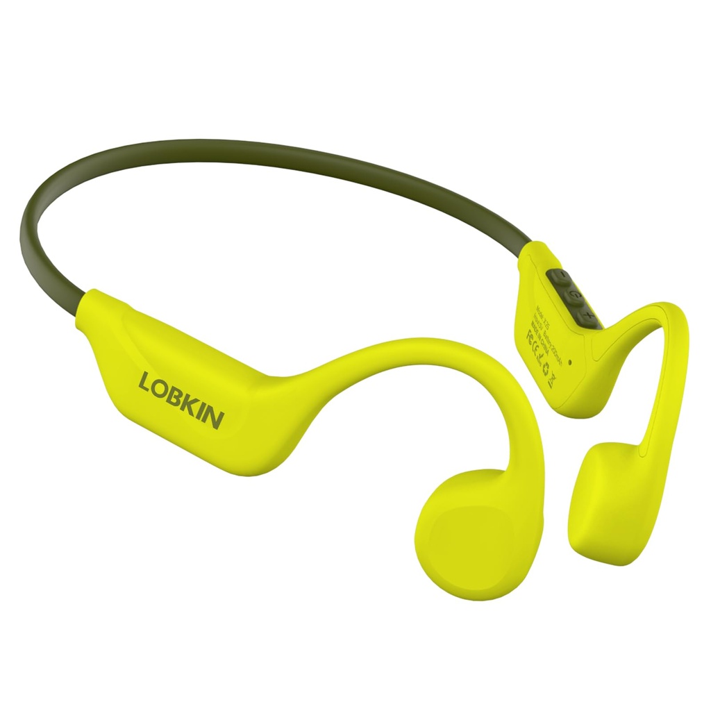 LOBKIN Bone Conduction Headphones Bluetooth 5.4, Open Ear Headphones Wireless with Mic, IPX5