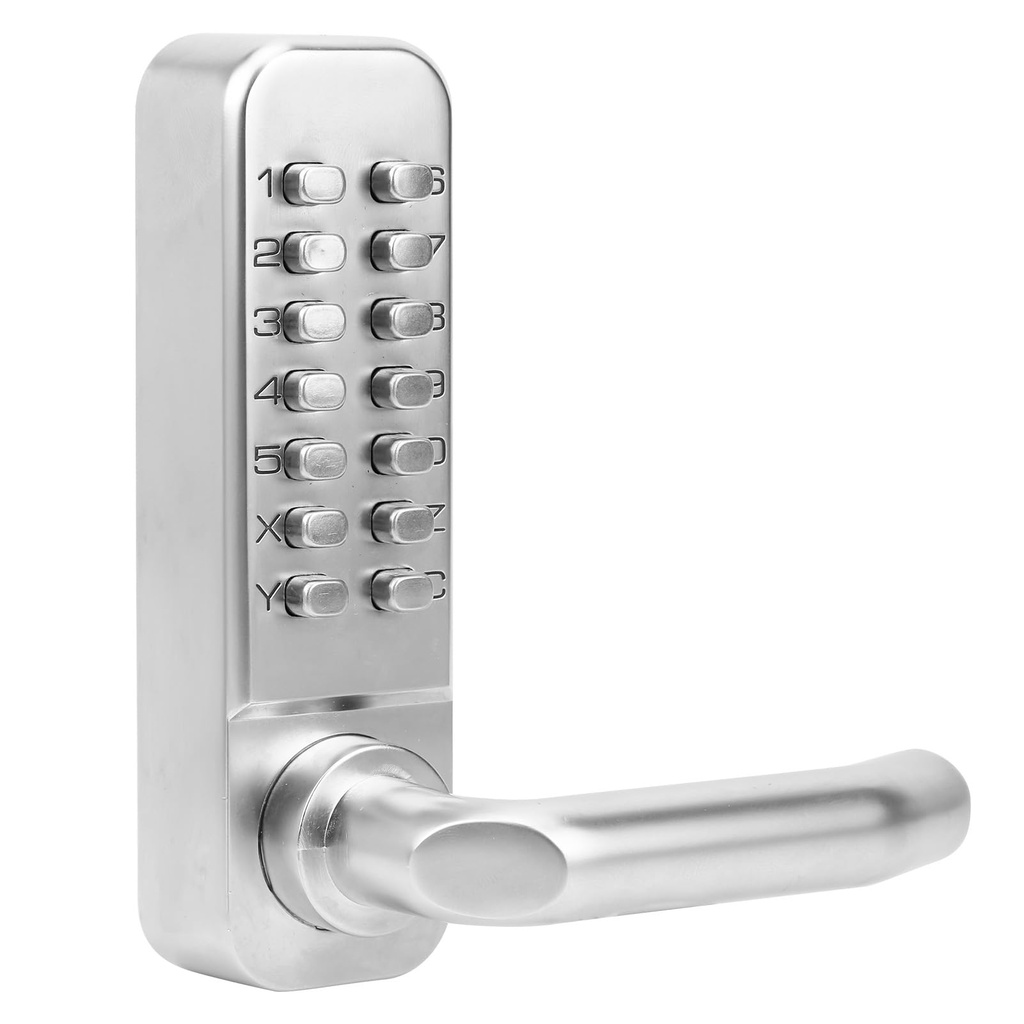 Smart Mechanical Door Lock with Digital Password Entry - Keyless Access for Home Security, Z